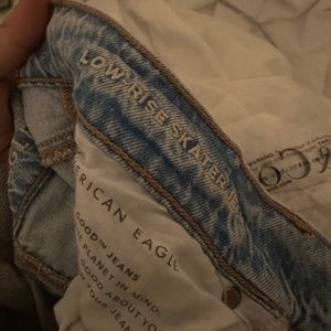 Light Blue American Eagle Low Rise Skater Jeans